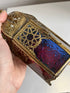 Colorful Glass Brass Moroccan Lantern - Artisan Made (CL 1004)